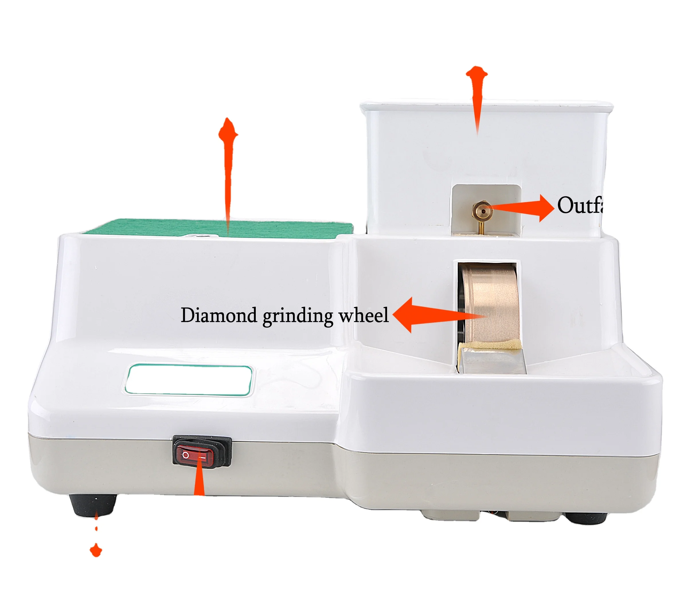 cheap professional optical lens hand edger instrument