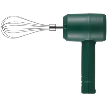 Portable Household Electric Small Blender Hand-held Hair & Egg Beater for Cream Baking & Cake Battery Powered Plastic Housing
