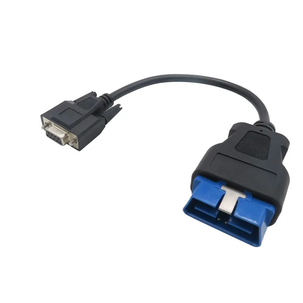 Custom 16 Pin Obd Ii Connector Obd2 Female to Db9 Male Cable