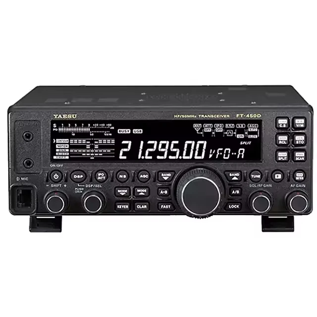 YAESU FT-450D Transceiver - 100W Dual Band Radio for Vehicles
