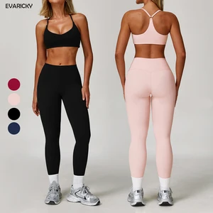 Wholesale Running Sports Clothes Custom Logo Yoga Wear Gym Fitness Sets Workout Fitness Gym Wear Women Yoga Sets for Women
