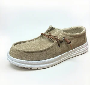 Custom logo Men's Minimalist Zero Drop Barefoot Canvas Barefoot Shoe Men Casual Urban  Work Office Stress Loafers Snearks