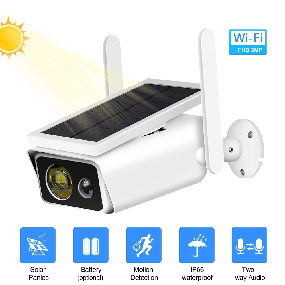 Xmeye Icsee 4MP Solar Camera Wifi Low Power Outdoor Security