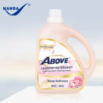 Luxury Of Natural Ingredients High-Efficient Liquid Washing Detergent Compatible Liquid Soap Gentle On Clothes