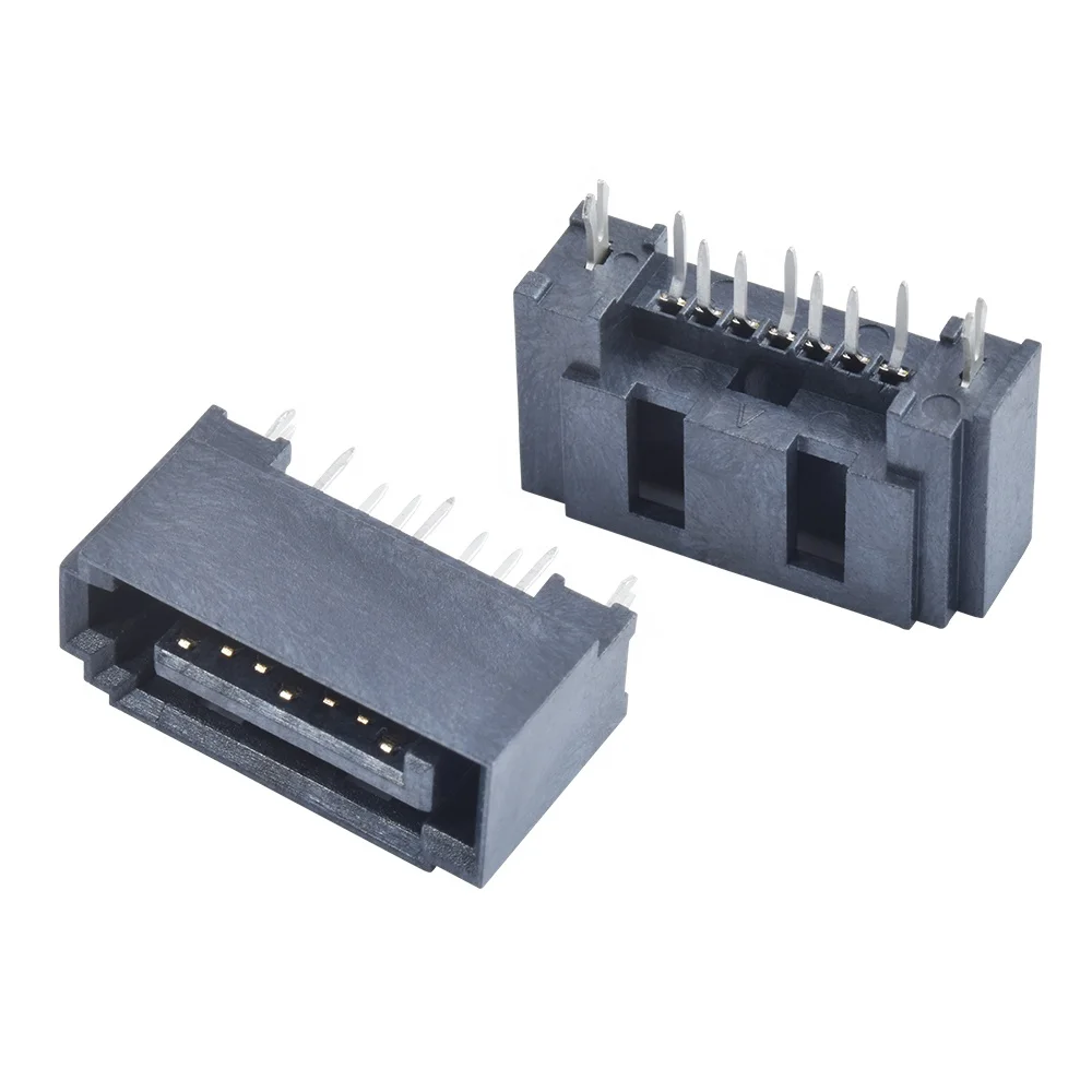 SATA 7pin Male Hard Disk Interface Socket Vertical Straight Plug Serial ATA Connector Plug
