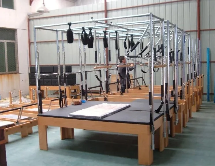 JKL Full Trapeze Pilates Equipment Set Chair Table 5 Piece Yoga Equipment