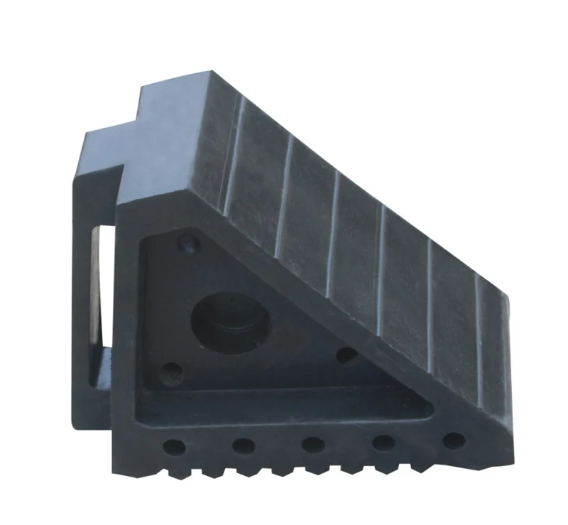 Pu Foam Wheel Wedge Safety Urethane Chocks Rv Urethane Wheel Chock Car Stopper Non Slip manufacture
