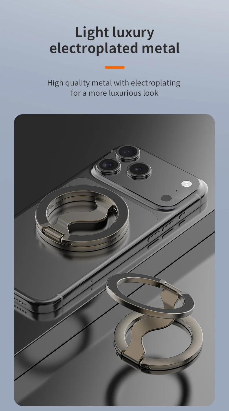 Magnetic Phone Stand with Adjustable Height Flexible Bendable Arm for Desk Office Strong Magnet Waterproof Design