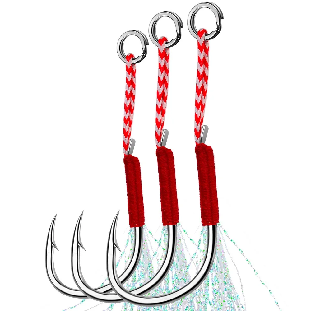 bulk buy sea fishing hooks Goture Saltwater Long Shank Hooks, Offset Circle Hooks GOTURE OROOTL Circle Hooks Fishing Hooks,100pcs