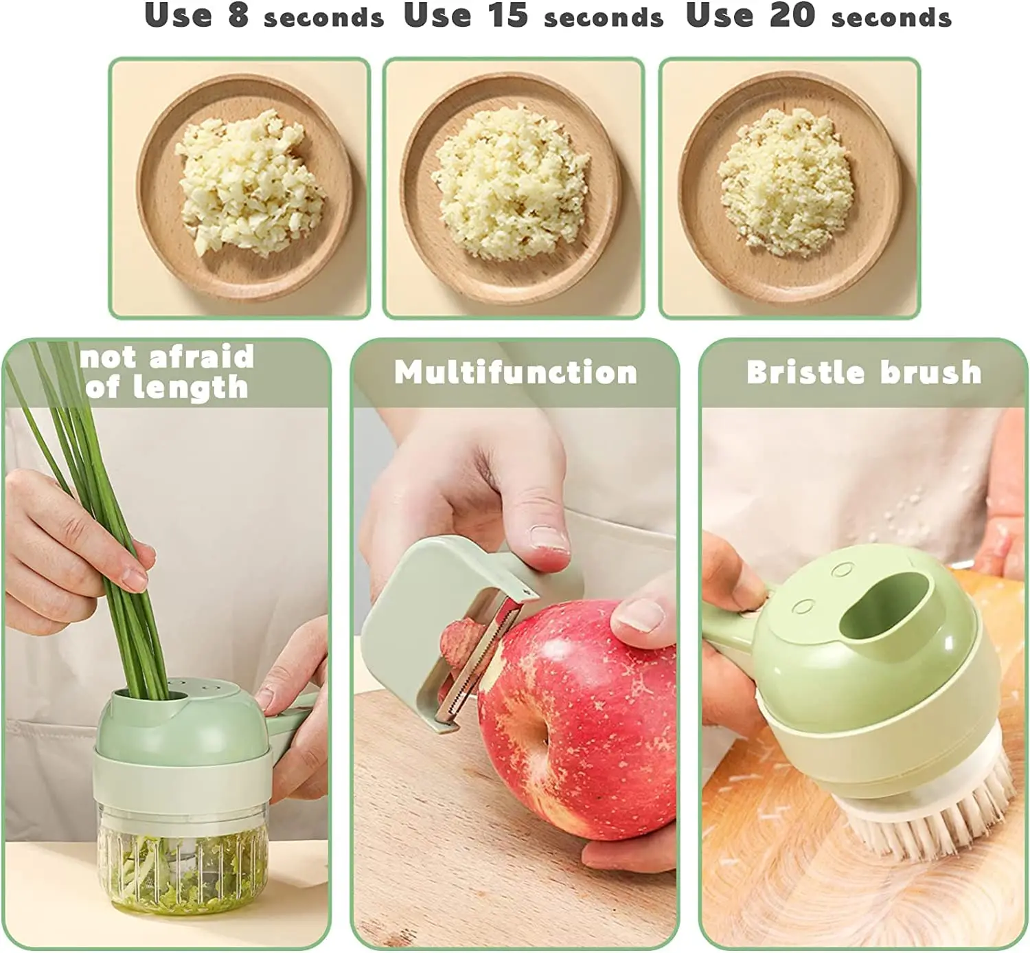 Dropshipping Europe Portable 4 In 1 Vegetable Cutter Set,Smart Gadget