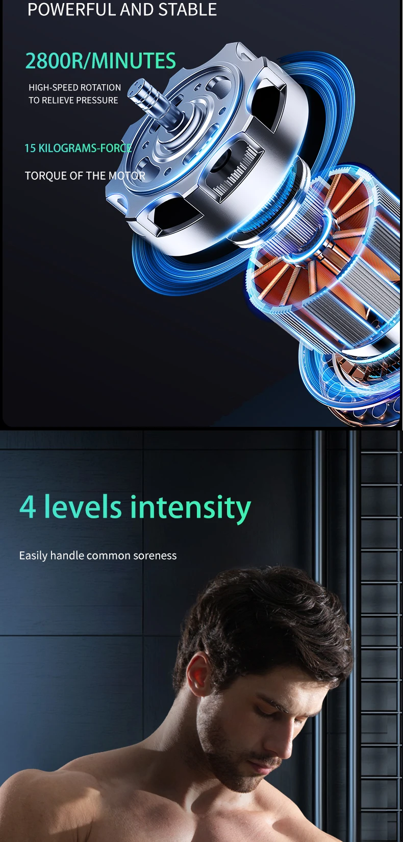 Latest Products 2025 Recovery Gun Vibration Massage Body Deep Tissue Muscle Vibration Massage Gun Muscle