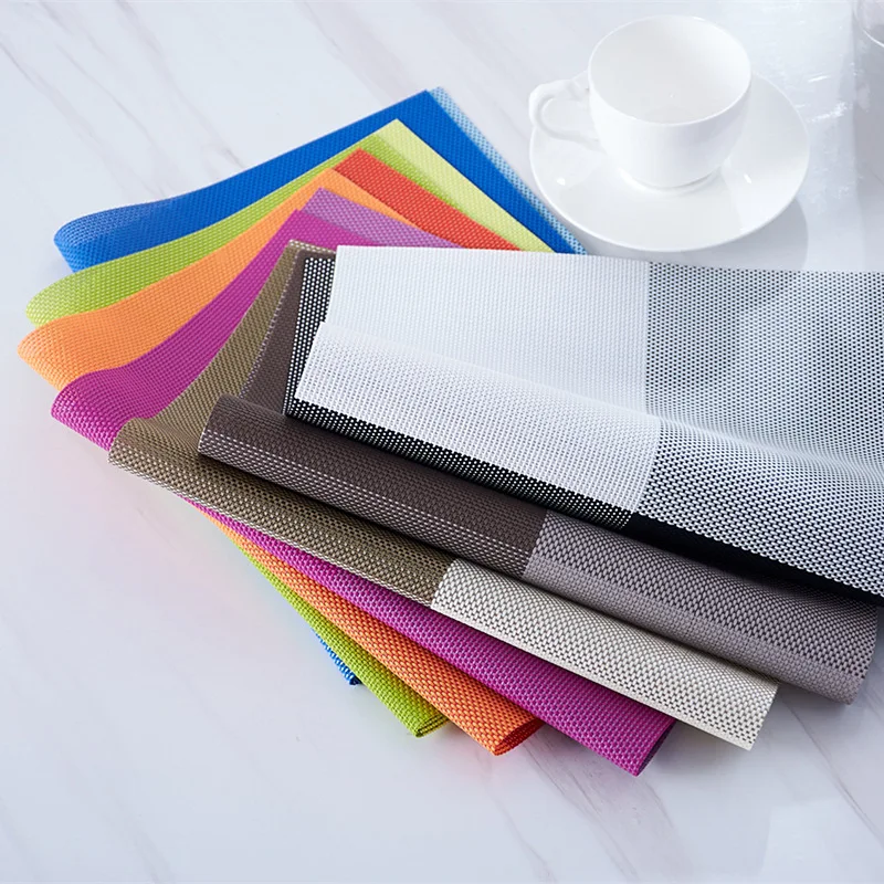 2025 PVC Vintage Table Mat Dining Mat Heat Insulated Hotel Oil and High Temperature Resistant Chinese Table Mat
