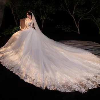 2022 cheap wedding dress bridal gown evening fabric white gold rustic modest wedding dress simple wedding dresses