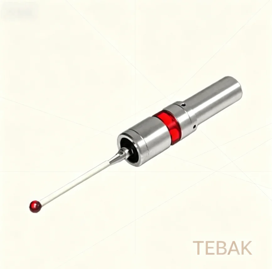 TEBAK 3D Edge Finder CNC Probe EMP25 Universal 3D Sensor with Long & Short Probe Tips for CNC Machine