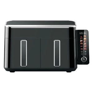 6L 7L 8L 9L 10L Kitchen Appliance Dual Cooking Zone Visual Less Oil Double Basket Air Fryer Big Capacity Air Fryers