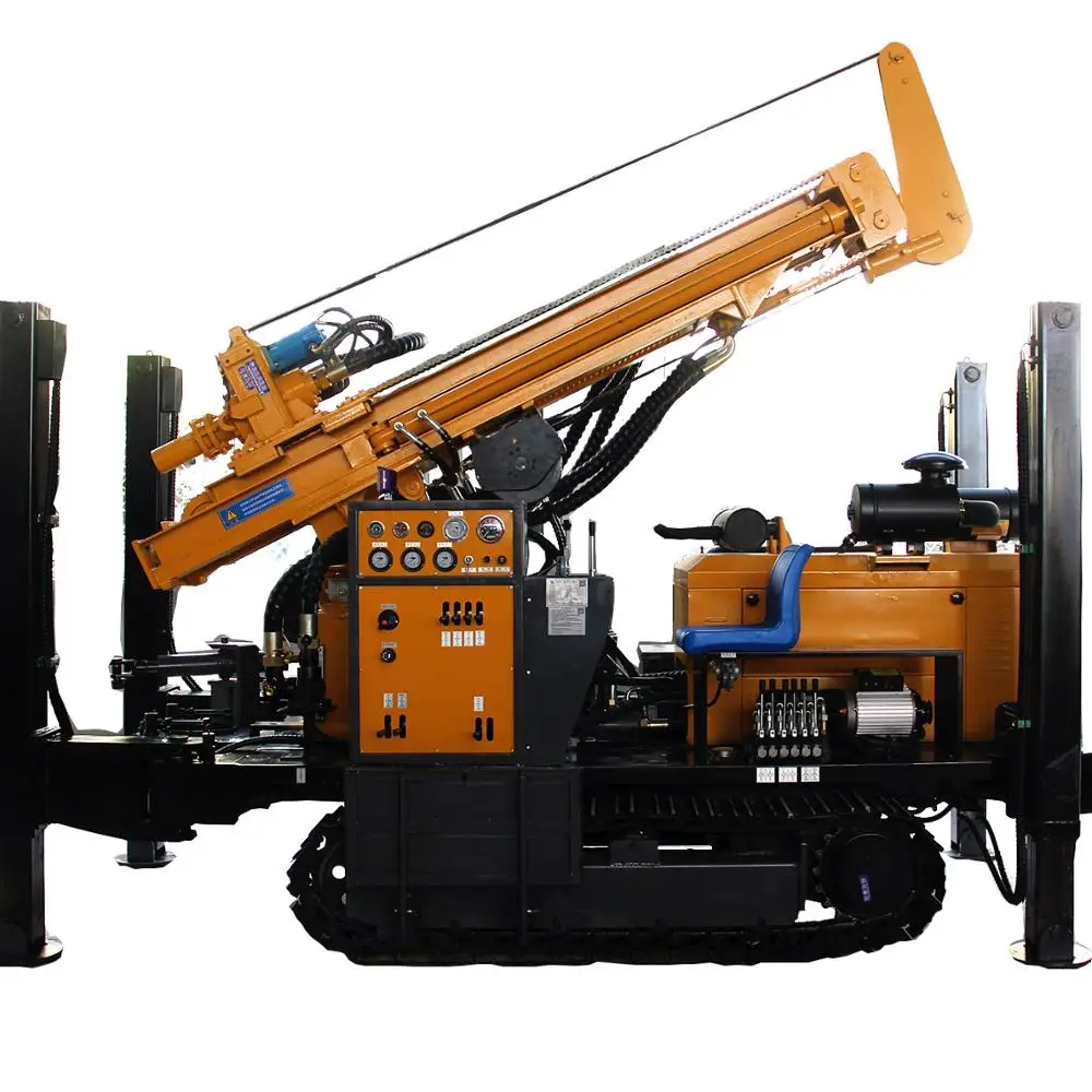 
 Hot sale steel crawler portable 200m depth water well drill rig for sale