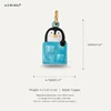 Blue Soda Penguin Charm