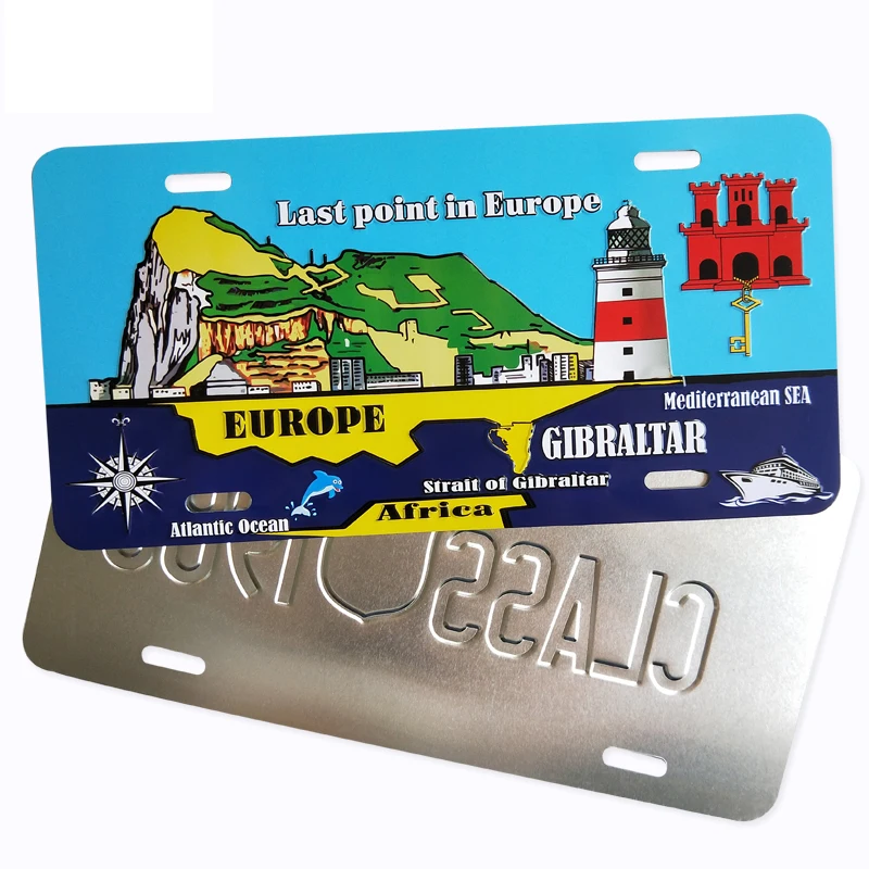 Цветной оцинкованный автомобильный номерной знак для грузовика, знаменитости, Бог, Сида, США