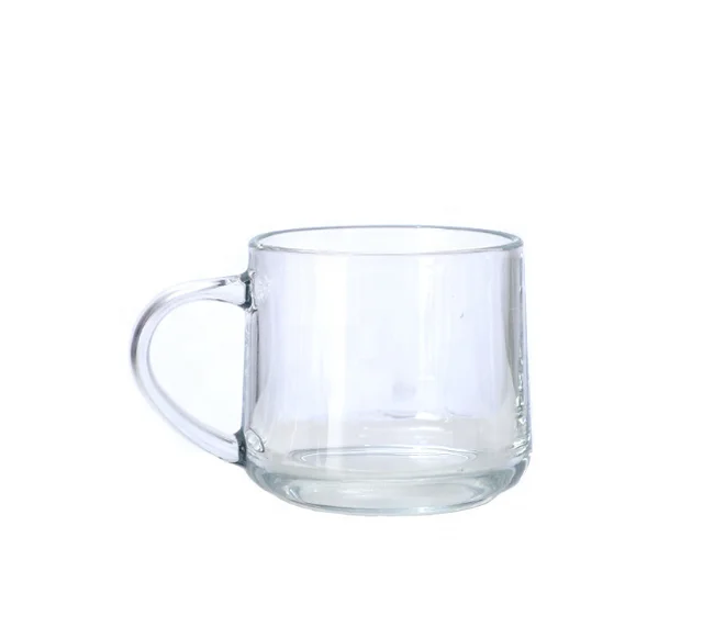 Support Customization Colored high quality glass water cup glass mug Household fruit juice drink Office coffee cup