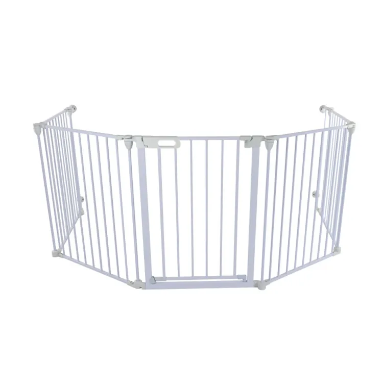 Extra Wide Fireplace Guard Safety Gate 5 Panel Fireplace Baby Gate Door ...