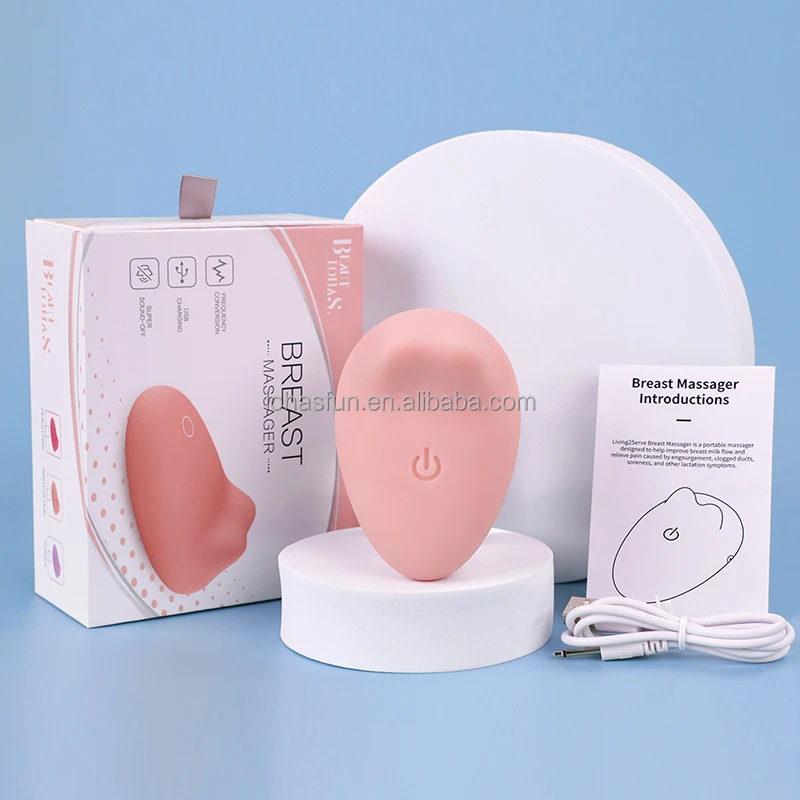 Lohas Electric Vibrating Lactation Breast Massage Pad Boobs Enlargement