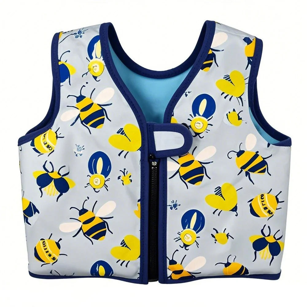 product wholesale custom design neoprene epe foam childrens swimming life jackets kids swim vest-8