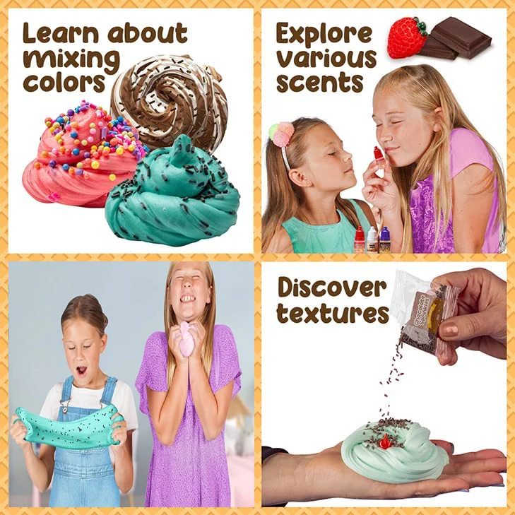Набор для изготовления слаймов для мороженого