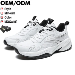 Custom Women Winter Casual Walking Sneakers Tennis Shoes Men Leather Plus Size EU 47 48 Blank Fashion Sport Running Shoes