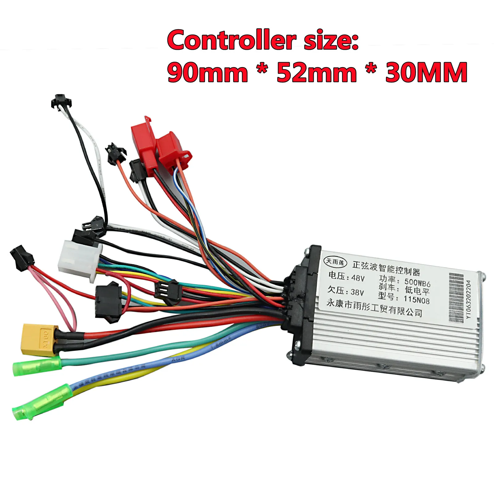 36v 48v 500w Bldc Electric Scooter Controller Hub Motor Brushless ...