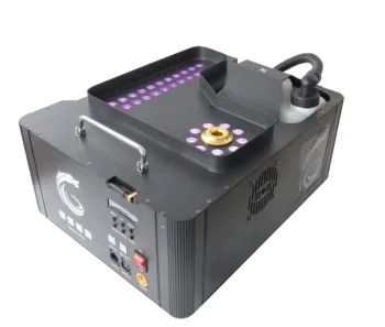 Topflashstar 3000W LED Wireless Remote Control Smoke Fog Machine Vertical Smoke Machine For Party Halloween Christmas DJ Disco