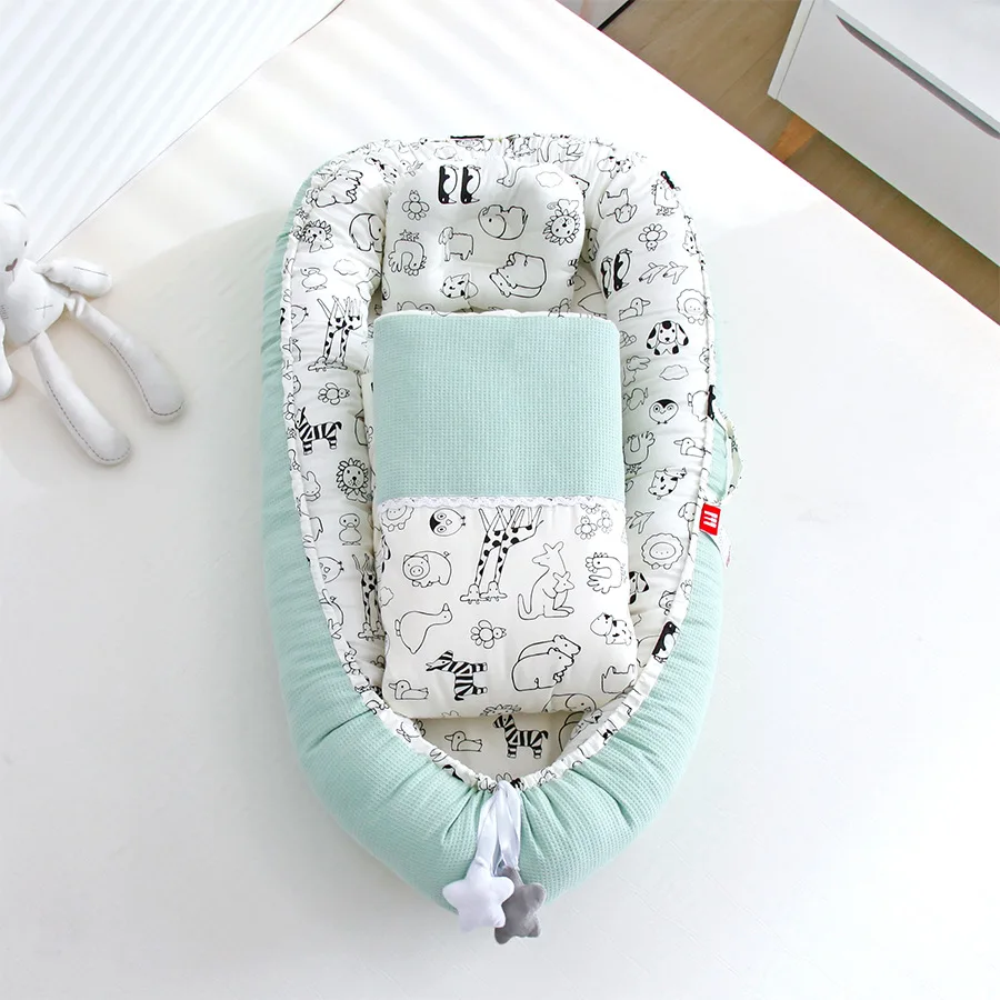 Детский шезлонг, детское гнездо, портативное спальное место для новорожденных, тканевая детская люлька, матрас, Напольное сиденье, дорожная кроватка для малышей