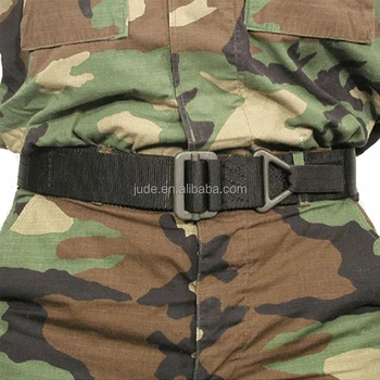 1.5 Inch Heavy Duty Nylon Canvas Web Adjustable Military Tactical Army Waist Metal Buckle Webbing CQB Riggers Combat Belt