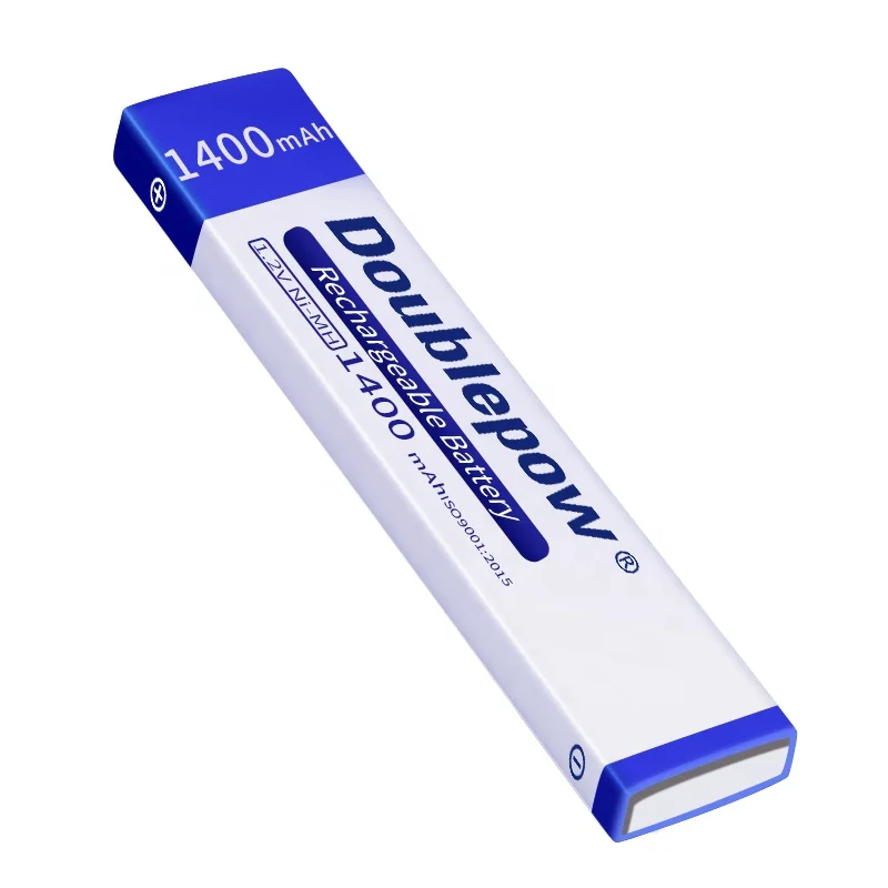 Sakız nimh 1.2V 1400mAh 7/5F6 ni-mh şarj edilebilir Ni-MH pil için