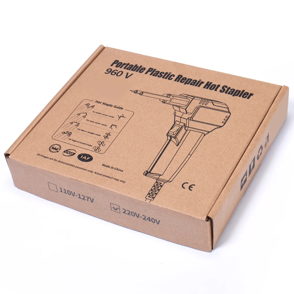 thumbnail image 2 of Plastic Welder Kit Soldering Hot Stapler Bumper Repair Welding Gun 600 2 of 13