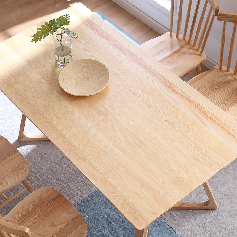 Dreamhause High Quality Nordic Simple Solid Wood Dining Table for Home Restaurant Used
