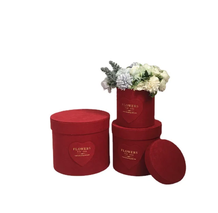 Wholesale Accept Custom White Fashion Surprise Round Gift Box Packaging