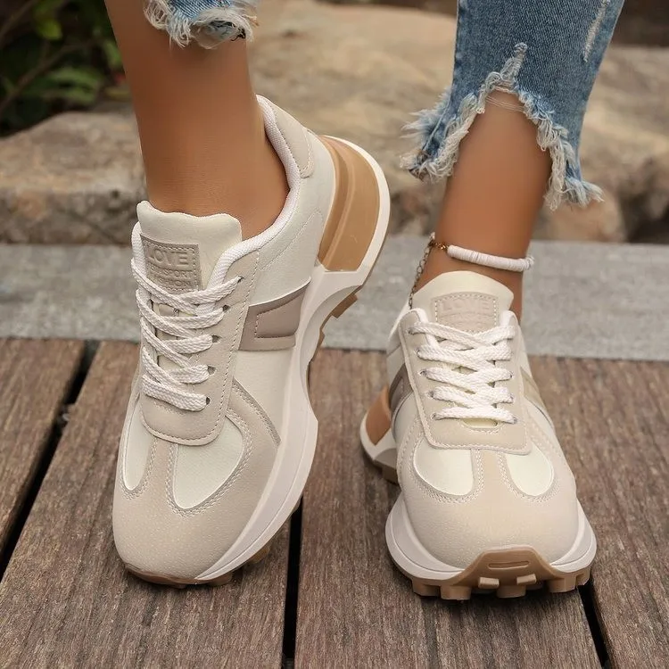 new Trend Light fashion high quality solid color women's casual soft Light Weight shoes