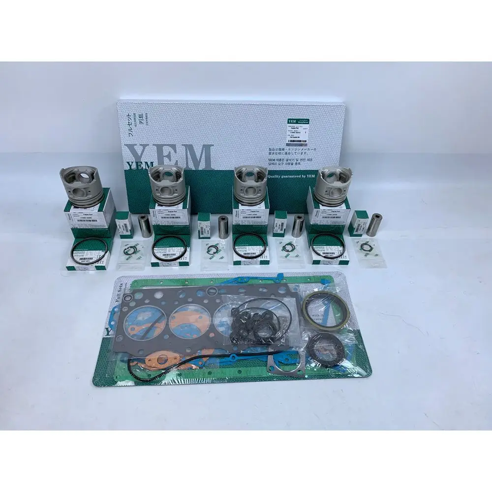 U55 Repair Kit With Full Gasket Set Piston Rings for Kubota Excavator Wholesale Engine Parts