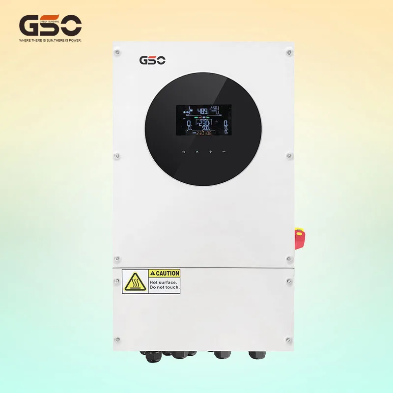 GSO Dependable Performance Hybrid Inverter Solar Inverter Mppt Solar 6000 Watt Pure Sine Wave Single Phase Inverter