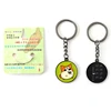 keychain with backing card