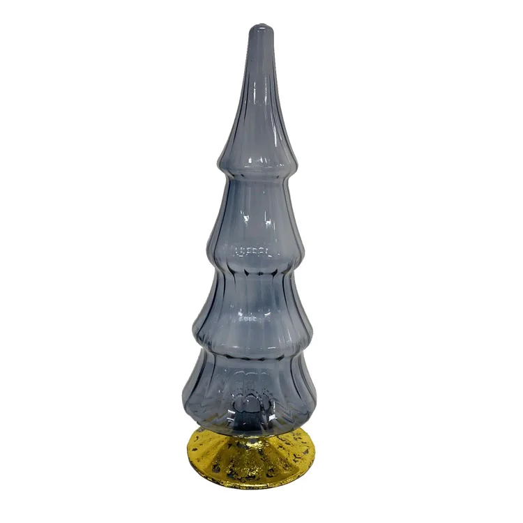 Modern vintage target red hand blown glass Christmas tree for sale details