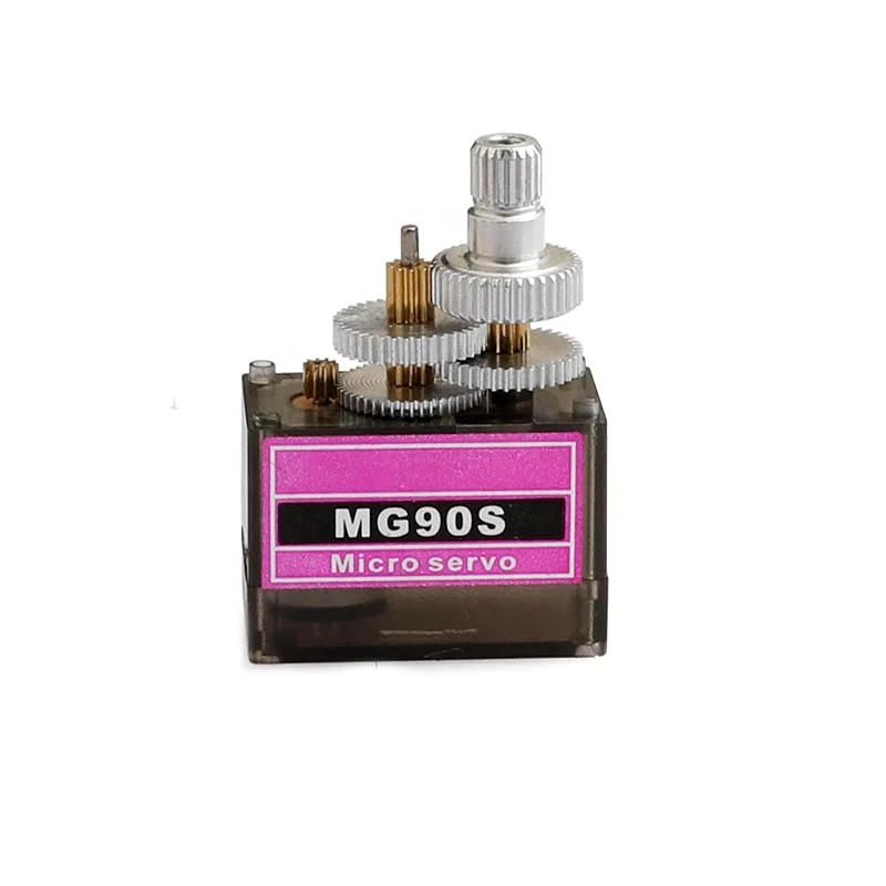 Alibaba.com: Tower Pro MG90S 9g Metal Gear Analog Servo Motor 4.8V-6V for  RC Helicopter, Boat, Car : Trade assurance and certified products available
