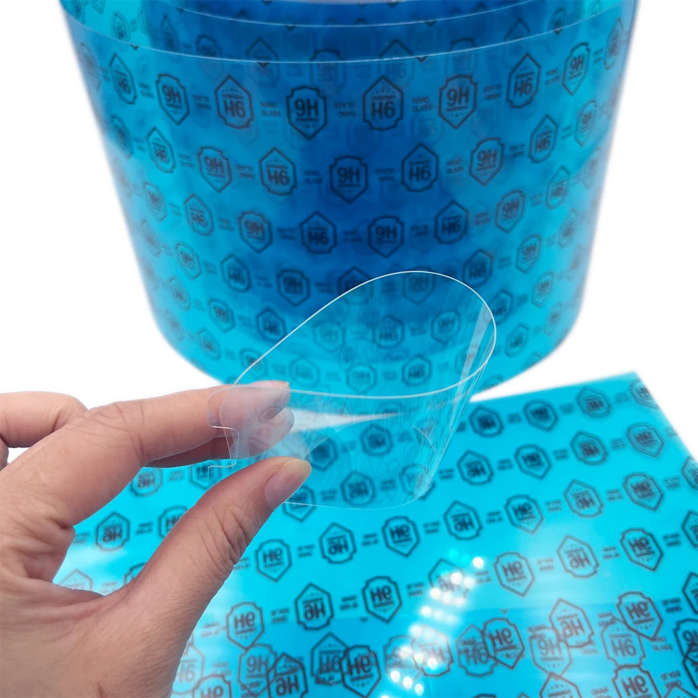 Somostel Wholesale Factory 0.33mm 9H Hardness Tempered Glass High Clear Anti-fingerprint Screen Protector Film for Samsung