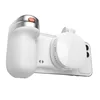 Mobile camera assist handle + lighting supplement [White]
