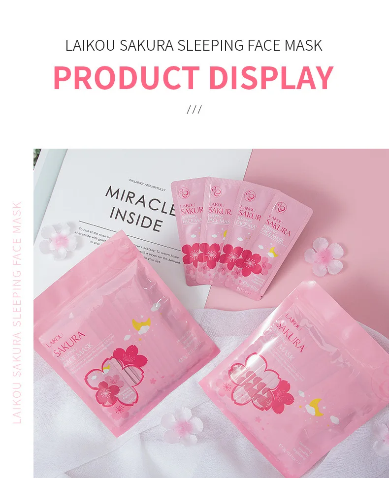 Korean Skin Care Anti Aging Collagen Facial Mask Whitening Hydrating