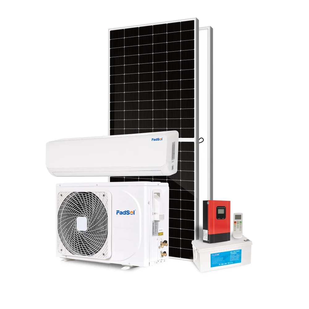 12000btu 1.5hp 1ton 100% Solar DC 48V Battery Powered Off Grid Split Solar Air Conditioner For Home Price