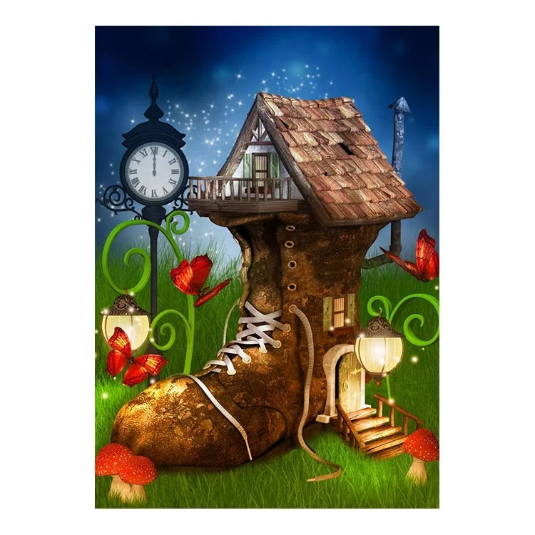 Ever Moment Diamond Painting Full Square Drill Mosaic Shoe House Light  Clock Picture S2f2471 - Buy Full Square Stones,Art,Diamond Mosaic Product  on 