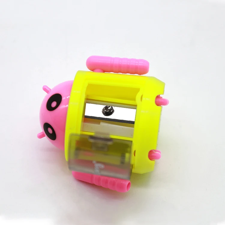 Yalong Popular Robot Sharpener for Children 4 Colors Mixed Box Packed Cool Robot Shape Pencil Sharpeners