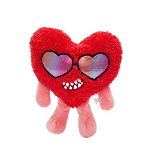 High-quality Plush Toy Stuffed Red Heart Pillow Valentine Plush Pillow Plush Heart Pillow
