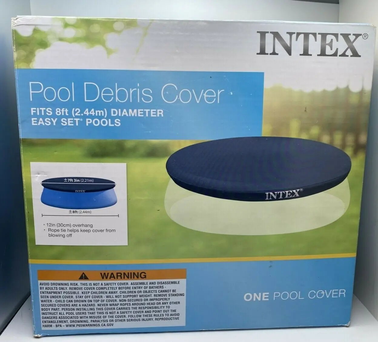 Intex 28020 8ft Pool Cover Fast Easy Set Round Swimming Pool Paddling Polyethylene Buy 8ft